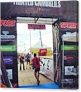 Finisher..!! Canvas Print