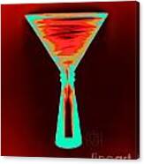 Fire And Ice Martini Canvas Print