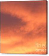 Fire Clouds Canvas Print