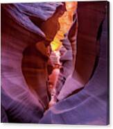Fire In Canyon Canvas Print