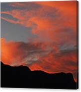 Fire In The Sky Canvas Print