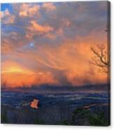 Fire In The Sky Canvas Print