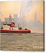 Fireboat John D. Mckean Canvas Print