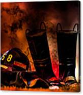 Firefighter Canvas Print