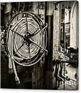 Fireman - Vintage Fire Hose in Black and White Photograph by Paul Ward ...