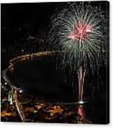 Fireworks Laigueglia 2013 3217 - Ph Enrico Pelos Canvas Print