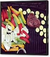 First Summer Grilling Adventure!! Canvas Print