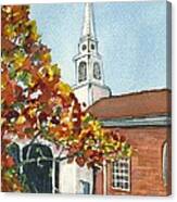 First United Methodist Church Westborough Ma Canvas Print