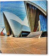 Fish-eyeing The Opera House Canvas Print