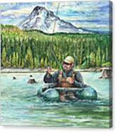 Fishing Laurance Canvas Print