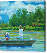 Fishing On The Cooper Canvas Print
