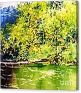 Fishing Pond Canvas Print