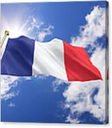 Flag Of France Canvas Print