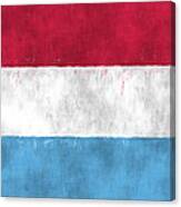 Flag Of Luxembourg Canvas Print