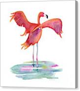 Flamingo Wings Canvas Print