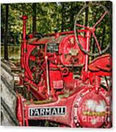 Flash On Farmall Canvas Print