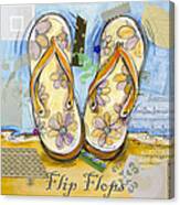 Flip Flops Canvas Print