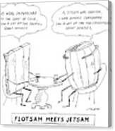 Flotsam Meets Jetsam Canvas Print