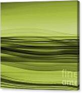 Flow - Green Canvas Print