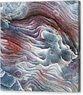 Flow Of Erosion Canvas Print