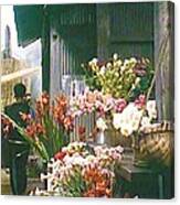 Flower Shop In The Slums Canvas Print