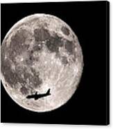 Fly Me To The Super Moon Canvas Print