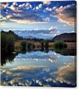 #flyfishing #idaho #sunvalley Canvas Print