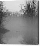 Fog At Mud Creek Canvas Print