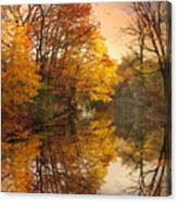 Foliage Reflected Canvas Print