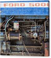 Ford 5000 Tractor Engine Canvas Print