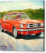 Ford Mustang 1965 Canvas Print