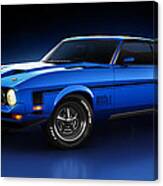 Ford Mustang Mach 1 - Slipstream Canvas Print