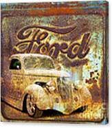 Ford Coupe Rust Canvas Print
