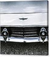 Ford Thunderbird Bw 2 Canvas Print
