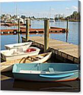 Four Boats Canvas Print