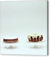 Four Cakes Side By Side Canvas Print