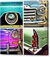 Four Cars Canvas Print