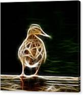 Fractal Duck Canvas Print