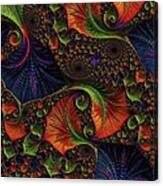 Fractal Embroidery Canvas Print