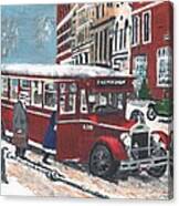 Framingham Bus Canvas Print