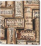 French Corks Canvas Print
