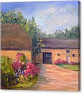 French Farmhouse   Loire Valley Canvas Print