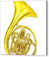 French Horn Canvas Print