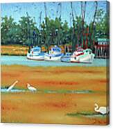 Frogmore Boats Canvas Print