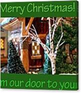 From Our Door To Yours  0186 Canvas Print