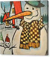 Frosty Family Canvas Print