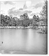 Frozen Pond Canvas Print