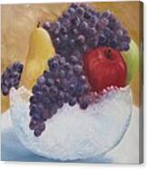 Fruit And Crystal Canvas Print
