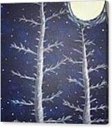 Full Moon Strength Canvas Print