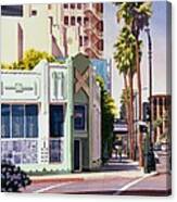 Gale Cafe On Wilshire Blvd Los Angeles Canvas Print